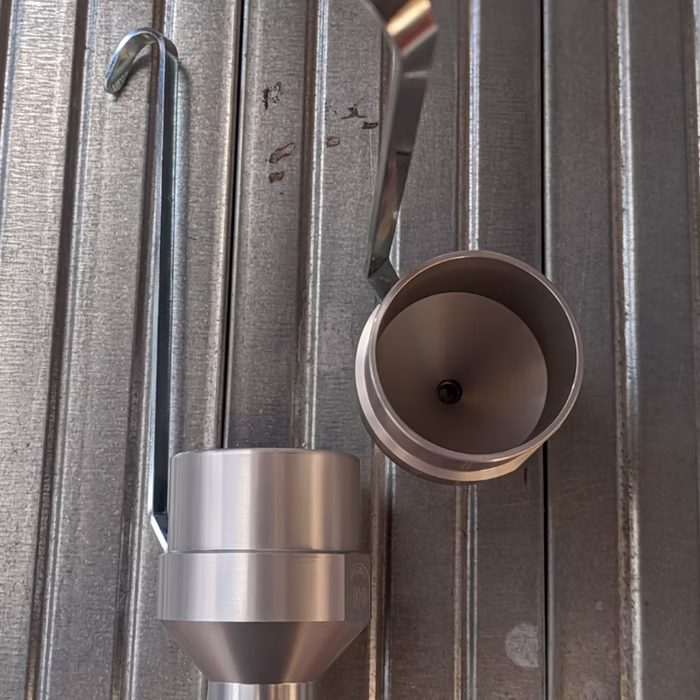 Ford Cup No. 6 viscosity flow cup for leather finishes — Kymera Group measuring instruments