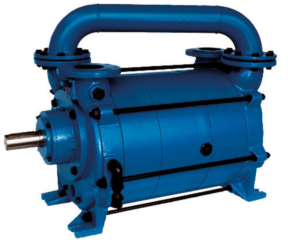 Liquid-ring vacuum pump for a leather vacuum dryer
